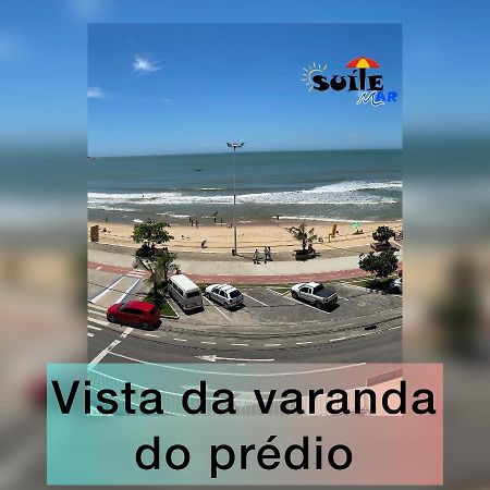 Suite Mar 210 - Economica E Compacta - Praia Do Morro - Predio Frente Mar Com Elevador, Atravessou A Avenida, Ja Esta Na Praia - Garagem - Internet Гуарапари Экстерьер фото