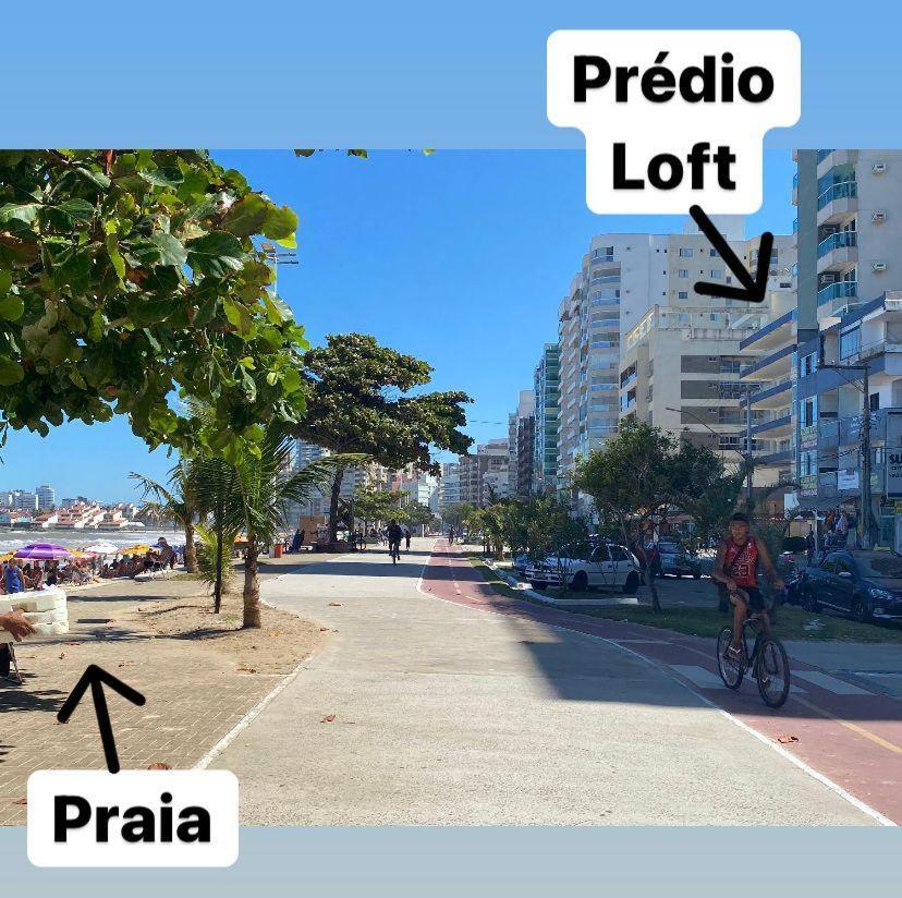 Suite Mar 210 - Economica E Compacta - Praia Do Morro - Predio Frente Mar Com Elevador, Atravessou A Avenida, Ja Esta Na Praia - Garagem - Internet Гуарапари Экстерьер фото