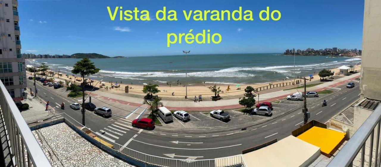 Suite Mar 210 - Economica E Compacta - Praia Do Morro - Predio Frente Mar Com Elevador, Atravessou A Avenida, Ja Esta Na Praia - Garagem - Internet Гуарапари Экстерьер фото