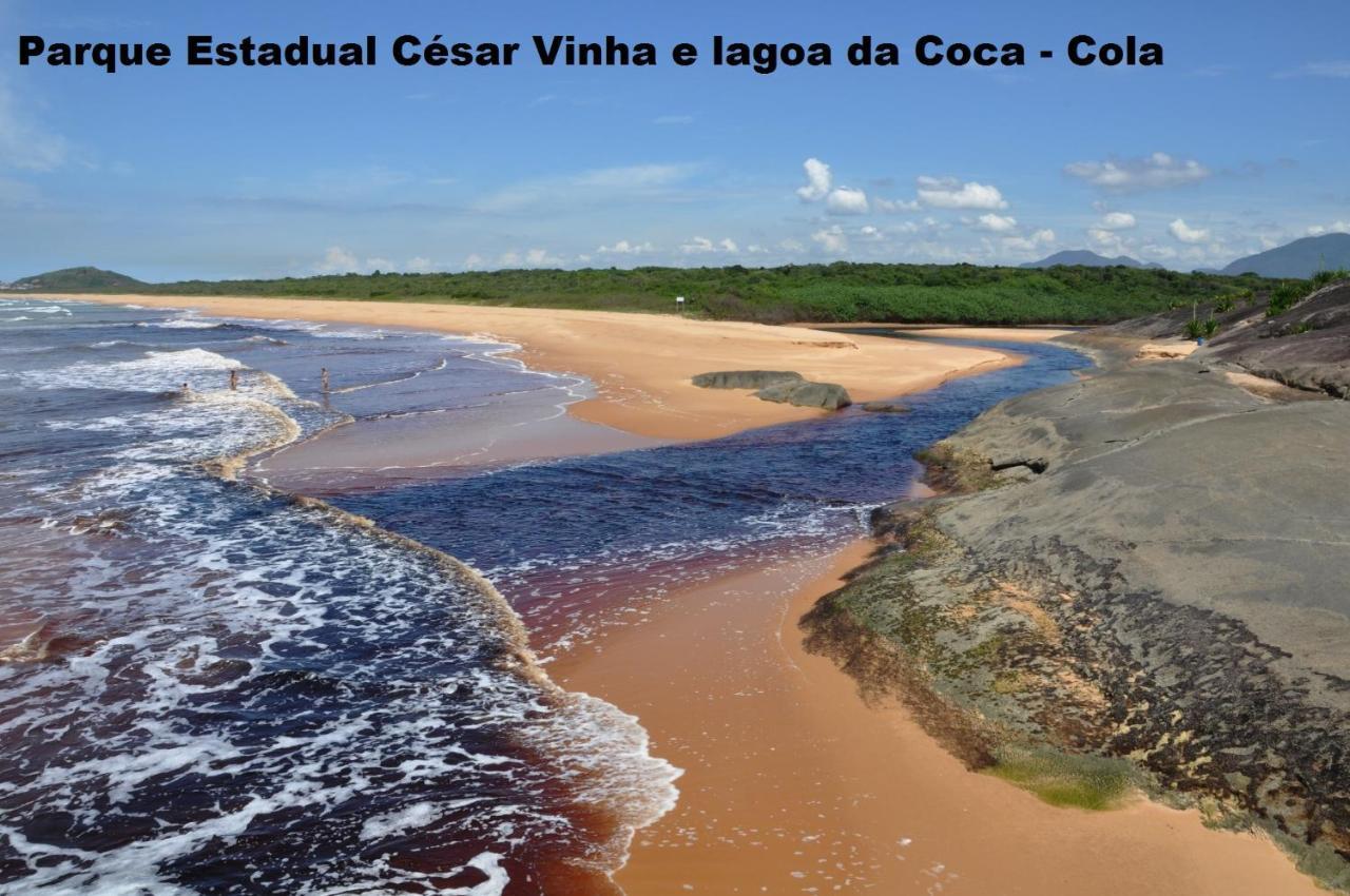 Suite Mar 210 - Economica E Compacta - Praia Do Morro - Predio Frente Mar Com Elevador, Atravessou A Avenida, Ja Esta Na Praia - Garagem - Internet Гуарапари Экстерьер фото