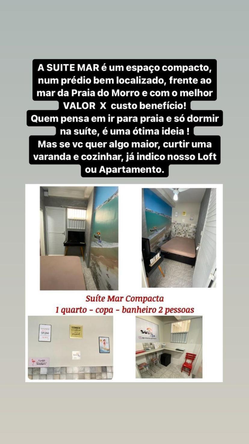Suite Mar 210 - Economica E Compacta - Praia Do Morro - Predio Frente Mar Com Elevador, Atravessou A Avenida, Ja Esta Na Praia - Garagem - Internet Гуарапари Экстерьер фото