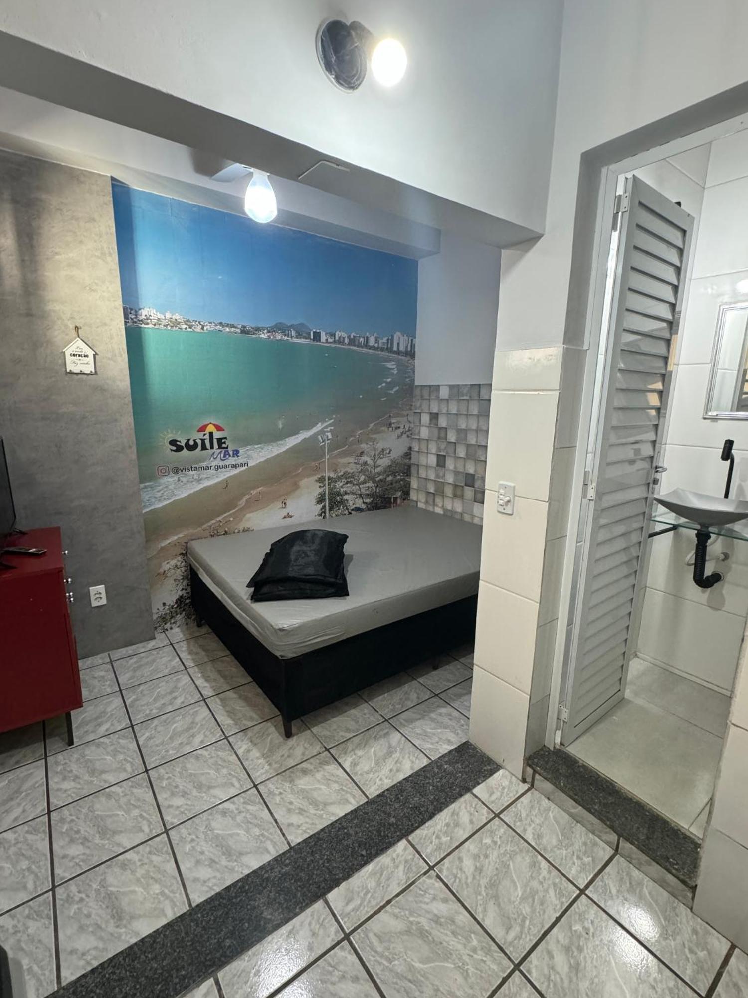 Suite Mar 210 - Economica E Compacta - Praia Do Morro - Predio Frente Mar Com Elevador, Atravessou A Avenida, Ja Esta Na Praia - Garagem - Internet Гуарапари Экстерьер фото